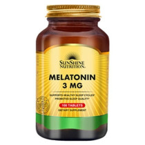 Sunshine Nutrition Melatonin 3Mg 100 Tablets
