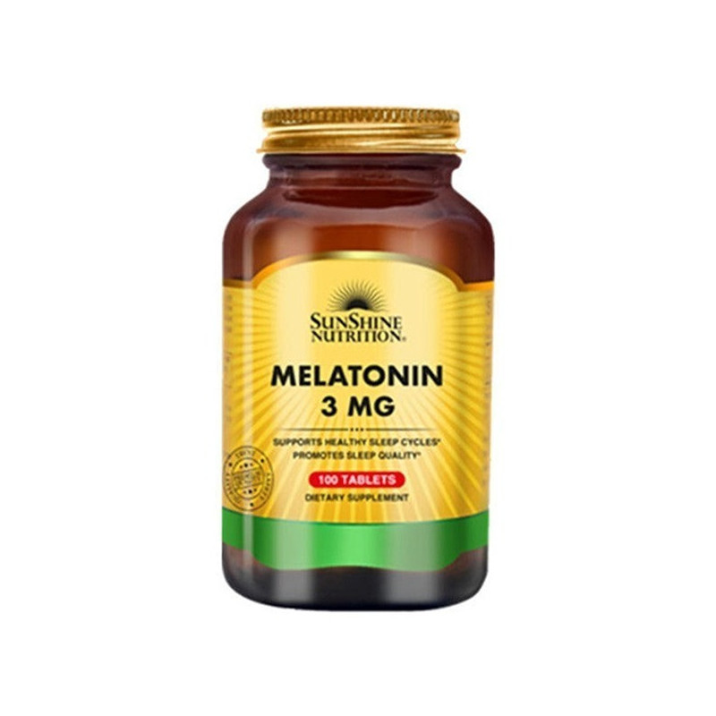 Sunshine Nutrition Melatonin 3Mg 100 Tablets