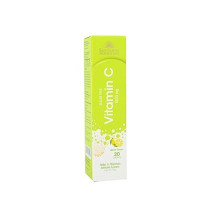 Sunshine Nutrition Vitamin C 1000Mg Effervescent Lemon Tablets 20S