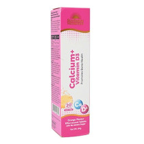 Sunshine Nutrition Calcium + Vitamin D3 Effervescent 20 Tabletss