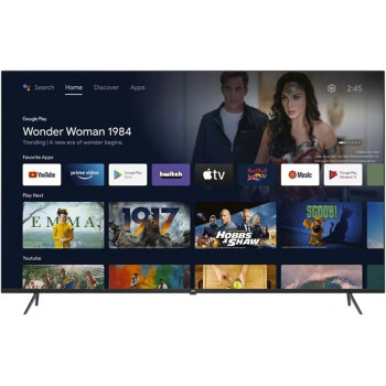 JVC 75 Inch 4K UHD Smart TV Edgeless Official Hey Google, Netflix, YouTube, Built in Bluetooth & WiFi Color Black 1 Year Full Warranty Japanese Technology