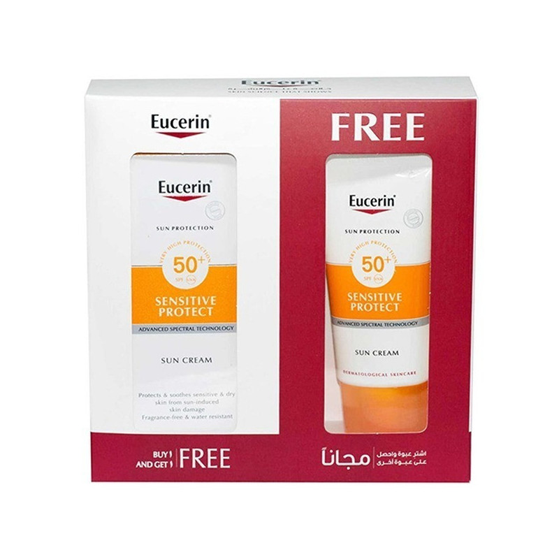 Eucerin Sun Cream Spf 50 Plus 50 Ml 1 Plus 1 Free