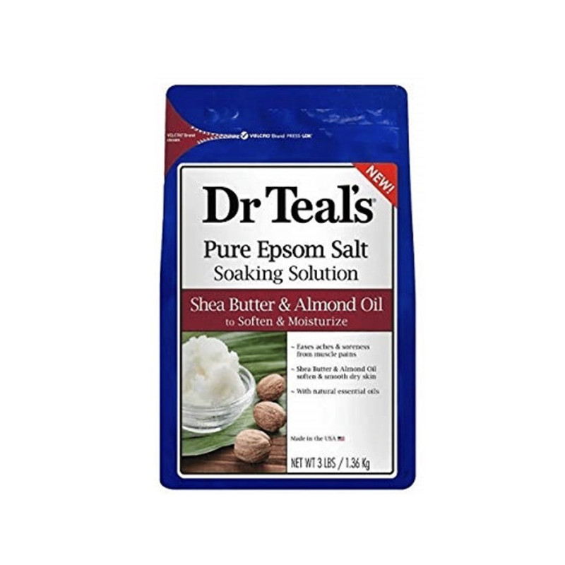 Dr Teal's Epsom Shea Butter & Almond Oil Bath Salt 1.36kg