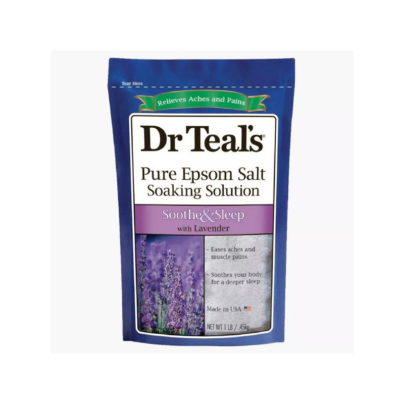 Dr Teals Bath Salt Lavender 450g