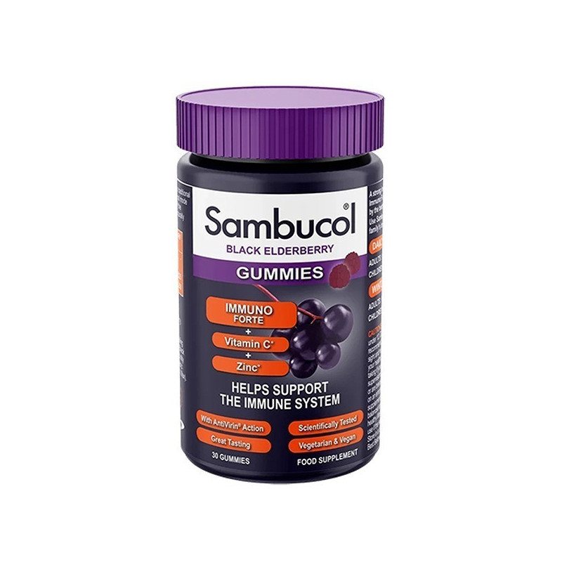 Sambucol Immuno Forte Vitamin C Gummies 30's