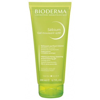 Bioderma Sebium Moussant Actif Tube 200ml