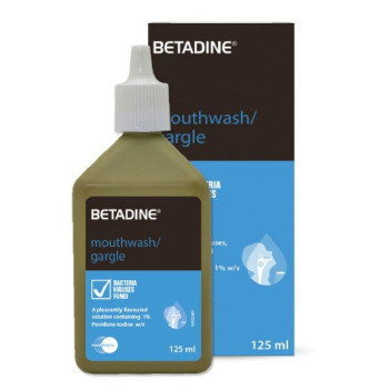 Betadine Mouthwash Gargle 125ml