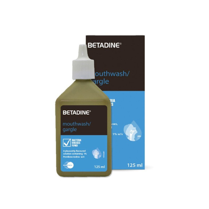 Betadine Mouthwash Gargle 125ml