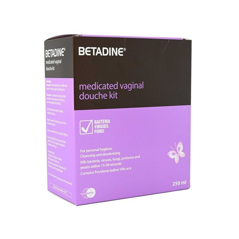 Betadine Vaginal Kit, 250ml