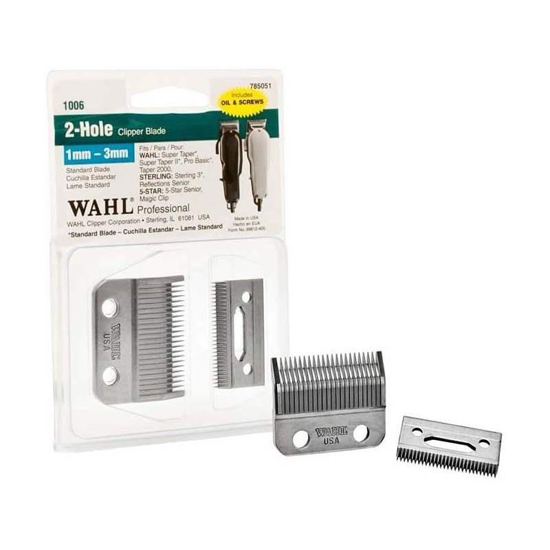 Wahl Professional 2-Hole Clipper Blade 1006 For Men - 1 Pieces