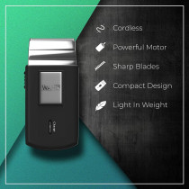 Wahl Travel Shaver, Wet and Dry Shave, 45 Minutes Cordless Runtime, Travel Friendly, 3615-1027