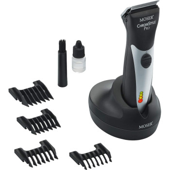 Moser 1871-0181, Chromstyle Professional Cordless Hair Clipper, Black, Pack Of 1