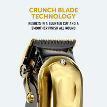 Wahl 5 Star Cordless Magic Clip In Gold, Professional Hair Clippers, Pro Haircutting Kit, Clippers For Blunt Cuts, Adjustable Taper Lever, Crunch Blade, Cordless, Lightweight, Barbers Supplies