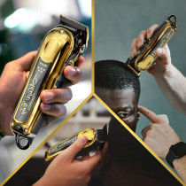 Wahl 5 Star Cordless Magic Clip In Gold, Professional Hair Clippers, Pro Haircutting Kit, Clippers For Blunt Cuts, Adjustable Taper Lever, Crunch Blade, Cordless, Lightweight, Barbers Supplies