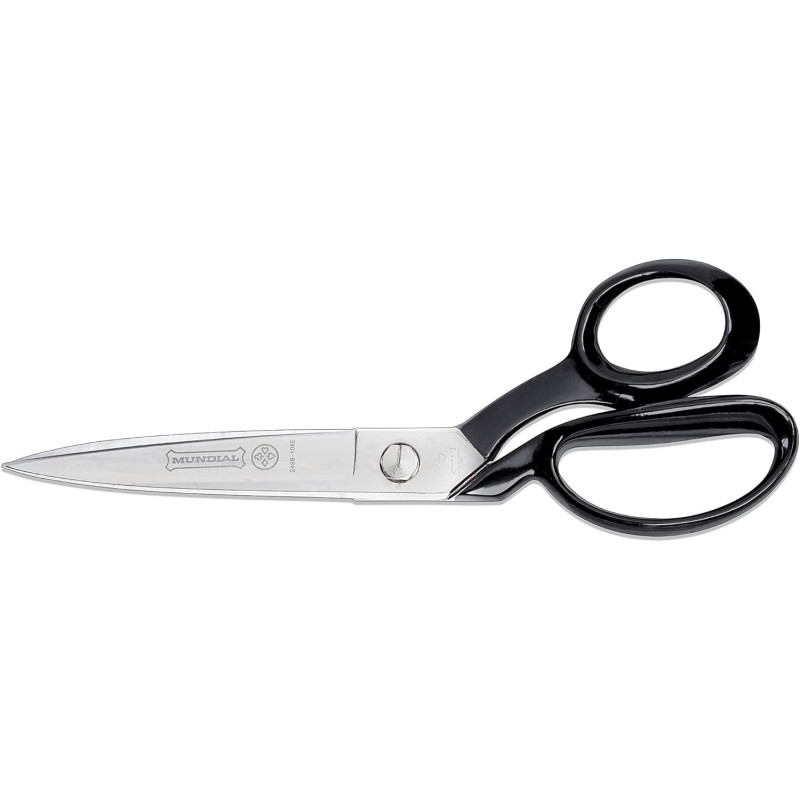 Mundial Bent Trimmers, Carbon Steel, Black, 10 CM