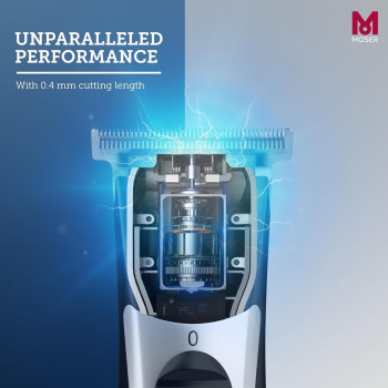 Moser 1591-0170, T-Cut Professional Cord/Cordless Trimmer With T-Blade, Pack Of 1