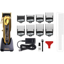 Wahl Professional 5 Star Gold Cordless Magic Clip Hair Clipper With 100+ Minute Run Time For Professional Barbers And Stylists - Model 8148-700