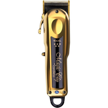 Wahl Professional 5 Star Gold Cordless Magic Clip Hair Clipper With 100+ Minute Run Time For Professional Barbers And Stylists - Model 8148-700