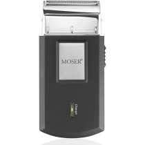 Moser 1877 0150 + 3615 0052, Chrom 2 Style Professional Hair Clipper, Cord/Cordless Operation + Mobile Rechargeable Shaver, Black, Small