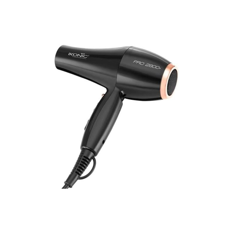 Ikonic Pro 2800+ Hair Dryer, Black