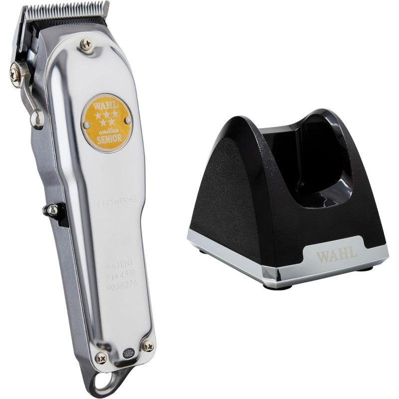 Wahl Professional Senior Metal Hair Clipper 5 Star Edition - Charging Stand For Professional Barbers And Stylists