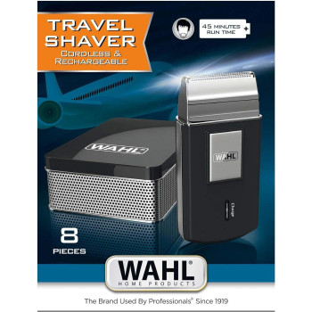 Wahl Cordless And Rechargeable Mobile Travel Shaver, 3615-1027