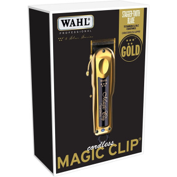 Wahl Cordless Magic Hair Clipper Black and Gold Limited Edition Set