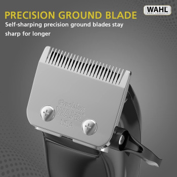 Wahl Home Pro 300 Series Hair Cutting Kit, Corded Hair Clipper Kit For Mens Grooming, 8 Comb Attachments, Self Sharpening Precision Blades With Taper Lever, 09247-1327
