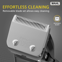 Wahl Home Pro 300 Series Hair Cutting Kit, Corded Hair Clipper Kit For Mens Grooming, 8 Comb Attachments, Self Sharpening Precision Blades With Taper Lever, 09247-1327