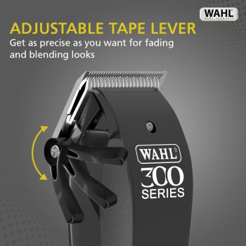 Wahl Home Pro 300 Series Hair Cutting Kit, Corded Hair Clipper Kit For Mens Grooming, 8 Comb Attachments, Self Sharpening Precision Blades With Taper Lever, 09247-1327