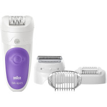 Braun Silk Epil 5 5-541, Wet and Dry Cordless Epilator With 4 Extras Including A Shaver Head And A Trimmer Cap
