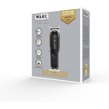 Wahl 5 Star Cordless Senior Hair Clipper 8504, Black Colour