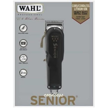 Wahl Professional 5-Star Series Cordless Senior Hair Clipper Great For Professional Stylists And Barbers – 70 Minute Run Time