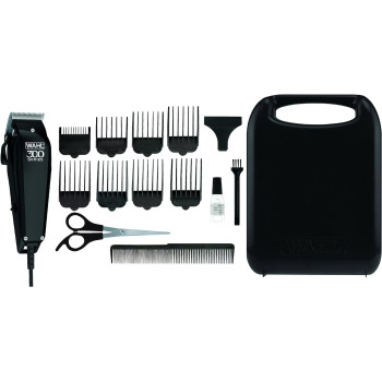 Wahl Pro 300 Series Hair Clipper Machine Kit, 15 Pieces