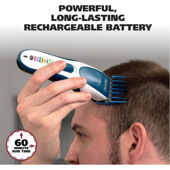 Wahl - Color Pro Cordless Rechargeable Hair Clipper and Trimmer - Easy Color-Coded Guide Combs - For Men, Women, Children - Model 9649