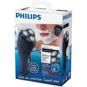 Philips At620 Aquatouch Electric Shaver Wet and Dry Close Cut Shaving Head, Fully Waterproof