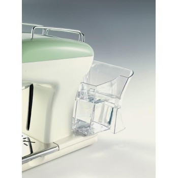 Ariete Vintage Espresso Coffee Machine With Manometer And Milk Frother, Auto Shut-Off, Cappuccino Maker, Ground Coffee And Ese Pod Compatible, 850W, 15 Bar, For Home And Office - Green Art1389/14