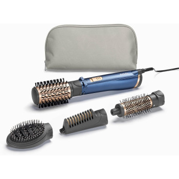 Babyliss Air Styler Pro 1000, 38Mm Thermal Brush With 2, 2M Swivel Cord, Rotating 50Mm Soft Bristle Brush With 2 Heats Plus A Cool Setting Lightweight Design and Salon-Quality Results, As965Sde