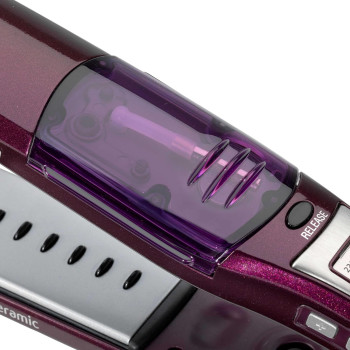 Babyliss 369 Hair Straightener Nano Titanium Ceramic Coating: Soft And Strong High-Performance Heating Up To 230 degree Ceramic Plates For Smooth And Shiny Results St395Sde(Purple), One Size