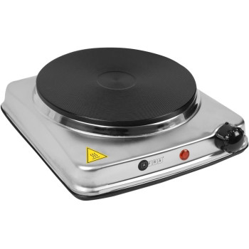 Afra Japan Single Electric Hotplate, 1500W, Thermostatic Control, Stainless Steel, Overheat Protection, G-Mark, Esma, Rohs, And Cb Certified