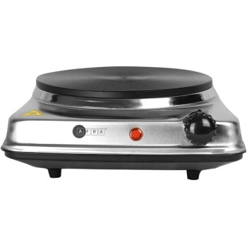 Afra Japan Single Electric Hotplate, 1500W, Thermostatic Control, Stainless Steel, Overheat Protection, G-Mark, Esma, Rohs, And Cb Certified