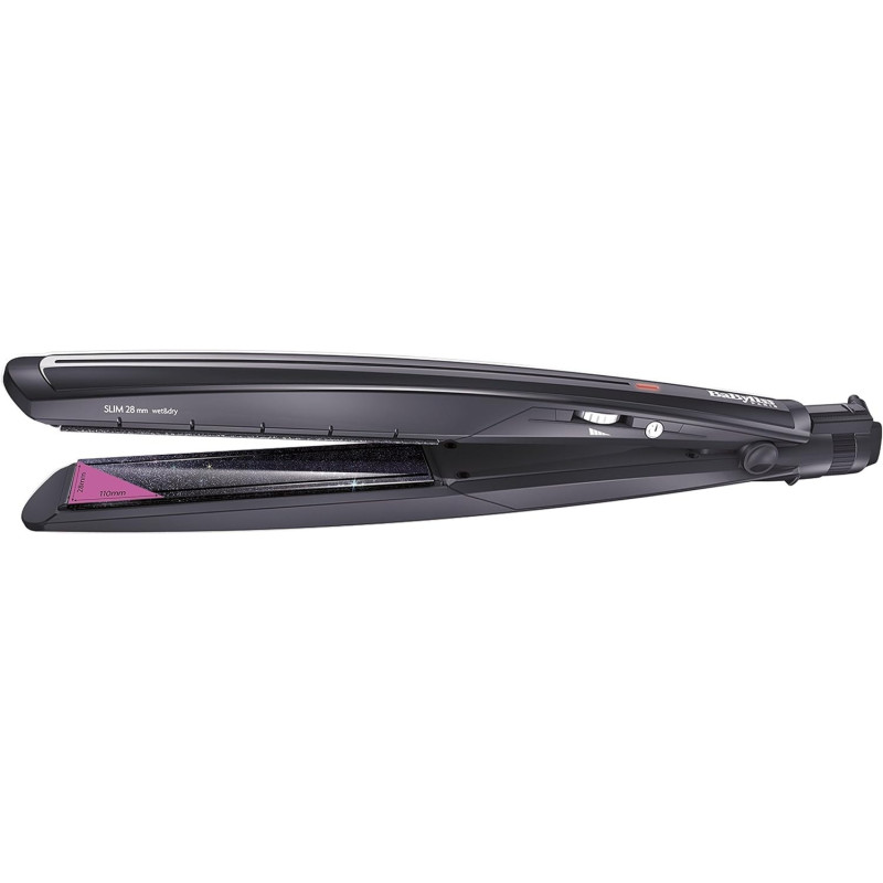 Babyliss St326E Protect Slim 28 Mm Hair Straightener 235 degree - Wet and Dry - Black