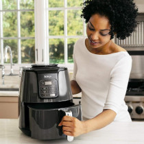 Ninja Air Fryer Af100, Roast, Reheat, Dehydrate, 3.8 L, 1550 Watts, Grey And Black