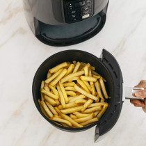Ninja Air Fryer Af100, Roast, Reheat, Dehydrate, 3.8 L, 1550 Watts, Grey And Black