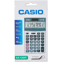 Casio Ax-120St Value Series - Desk Top/Compact Desk Type Calculator, 0.17 Kilograms