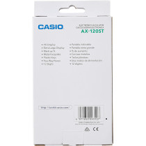 Casio Ax-120St Value Series - Desk Top/Compact Desk Type Calculator, 0.17 Kilograms