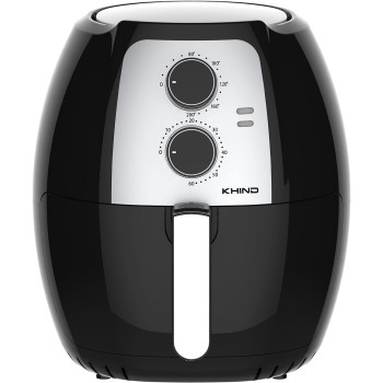 Khind Air Fryer - 7.7L Xl Capacity Air Fryer With Non-Stick Pan, Timer andTemperature Control, Healthy Cooking With Up To 80 percentage Less Fat, Auto Shut Down, Black Coloue, ARF77