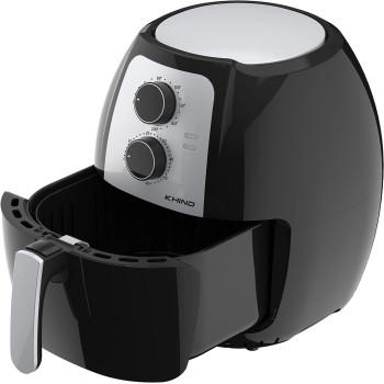 Khind Air Fryer - 7.7L Xl Capacity Air Fryer With Non-Stick Pan, Timer andTemperature Control, Healthy Cooking With Up To 80 percentage Less Fat, Auto Shut Down, Black Coloue, ARF77