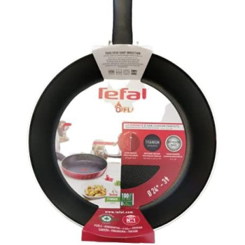 Tefal Tempo Flame 24 Cm Frypan, With Thermo Spot, Red, Aluminium, C3040483