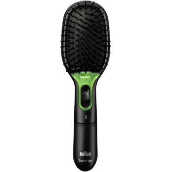 Braun Satin 7 Hair Styler Comb Brush, Black, BR710